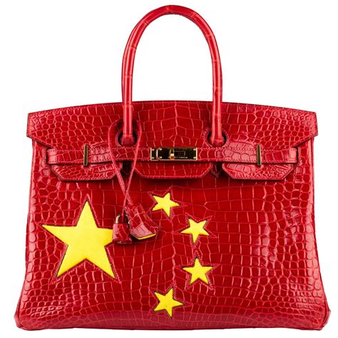 hermes chinese flag birkin|1stdibs Exclusive Hermès Birkin 35cm Braise “China Flag” .